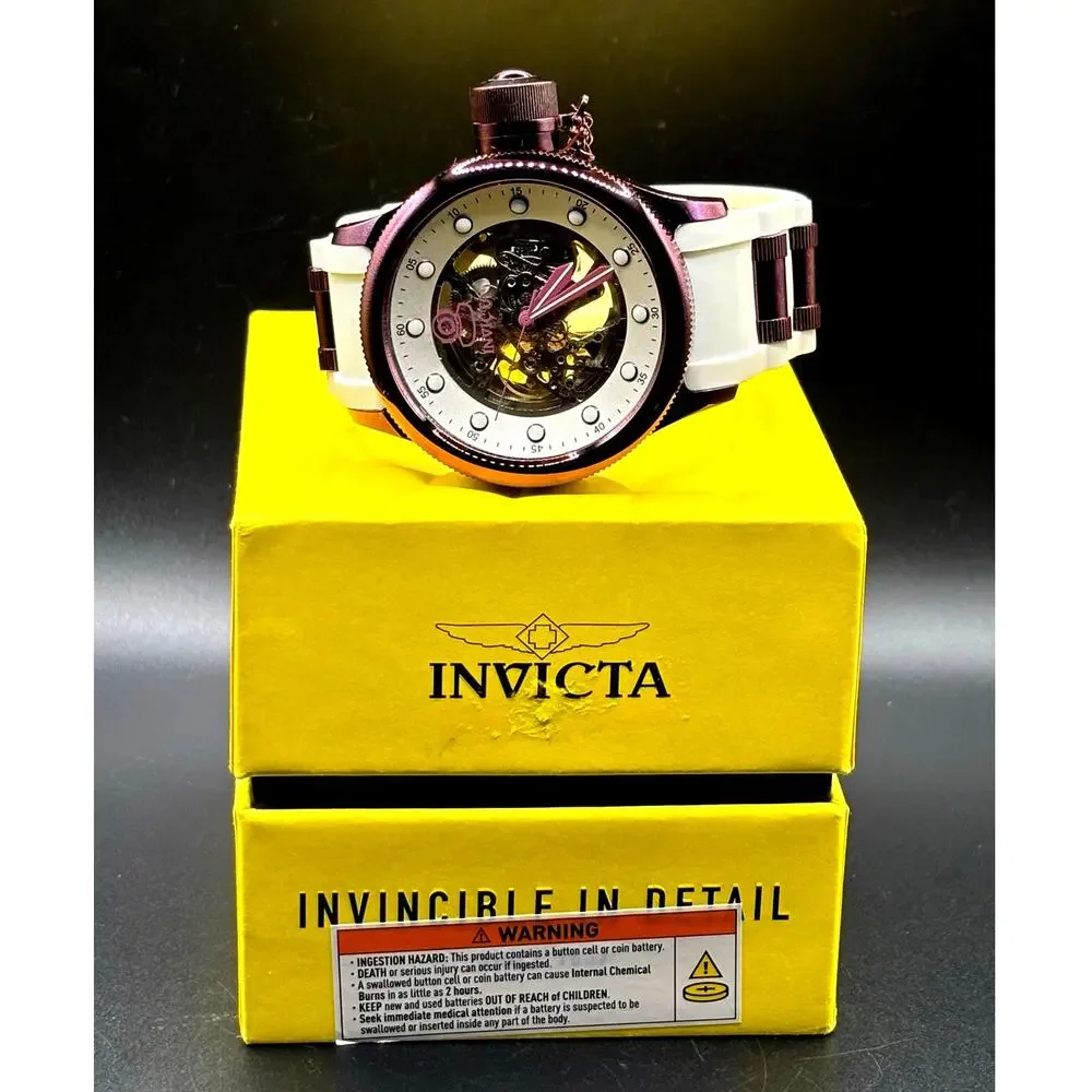 Invicta Pro Diver 40751 Automatic Skeleton Purple 51mm